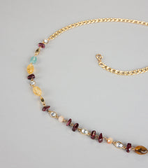 New Obsession Beaded Stone Chain Belt
