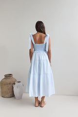 So Far So Long Maxi Dress Blue