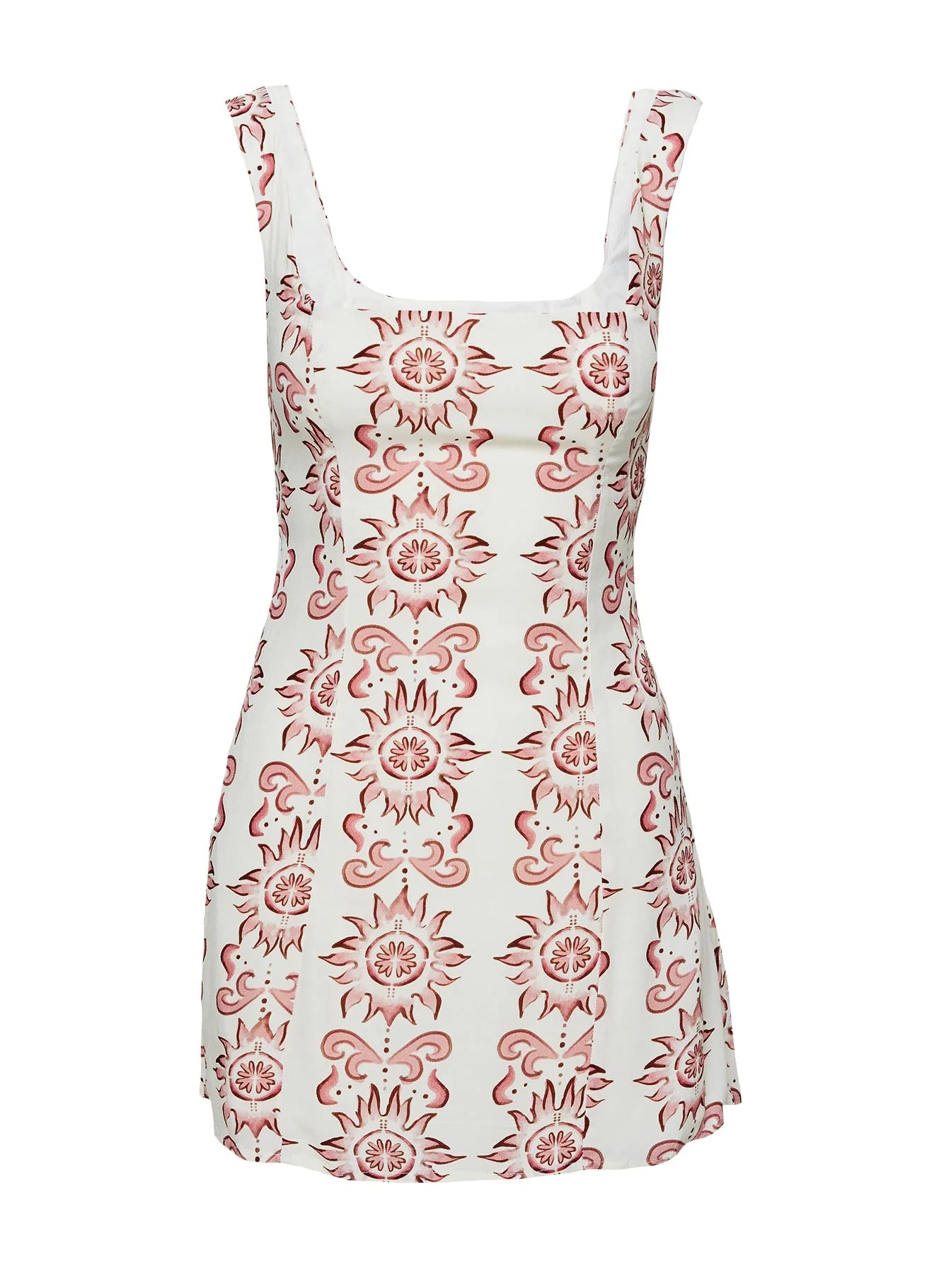 Maris Mini Dress Cream / Pink
