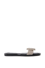 AZALEA WANG TAMBOURINE BLACK SANDAL