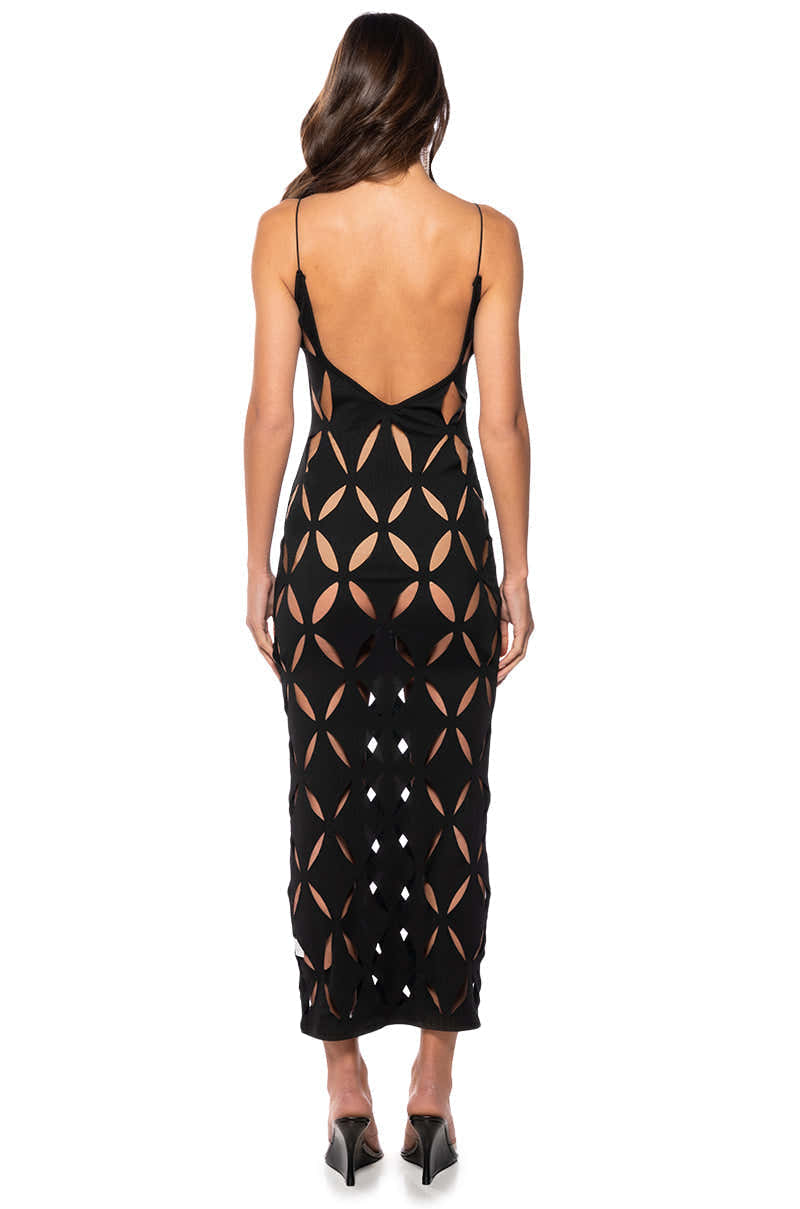 ISLAND VIBES CUTOUT TANK MAXI DRESS